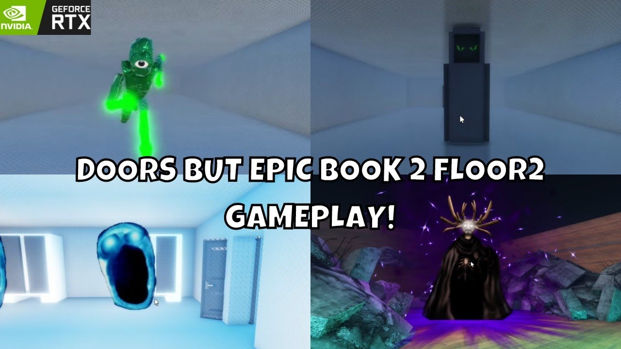 [ROBLOX] Doors But Epic Book 2 Floor 2 Full Walkthrough with RTX ON YouTube