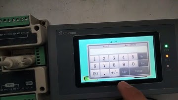 การต่อ PLC ร่วมกับจอ HMI