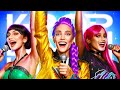 K-Pop デーモンハンターズメイクオーバー！ルミ、ゾーイ＆ミラがK-POPスターに変身