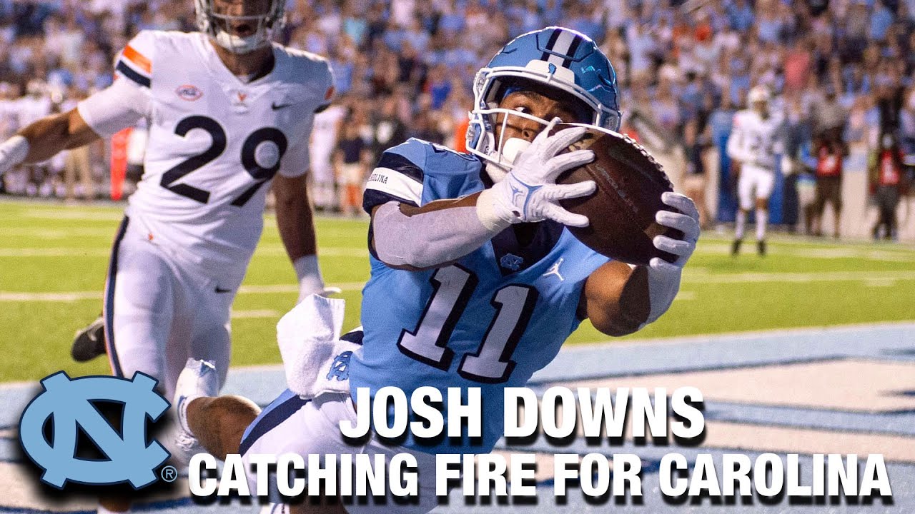 Video: Josh Downs Coming Through For UNC