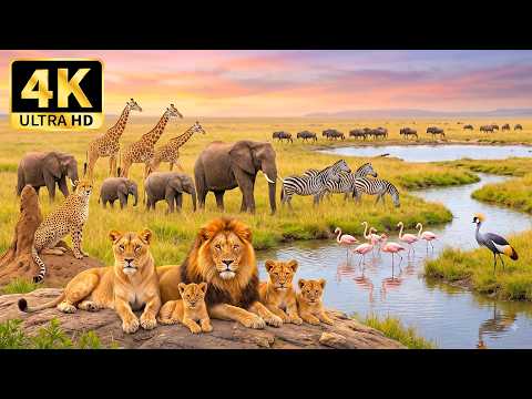 Explore Untamed Nature 4K | Majestic Animals & Calming Relaxing Music