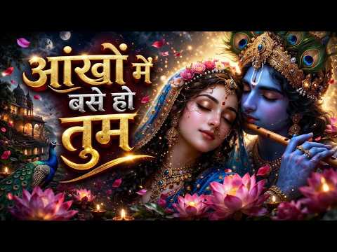 आंखों में बसे हो तुम ❤️ Radha Krishna Bhajan 2026 | New Krishna Bhajan | Radha Rani Song |