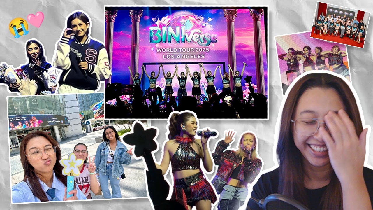 BINI in LA?!?! | My Experience at BINIverse World Tour 2025 LA | BEST DAY EVER