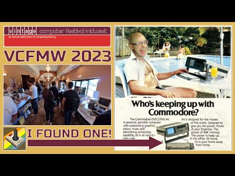 🚗Vintage Computer Festival Midwest 2023! Did I find a Commodore SX-64? #vcfmw #vcfmw18