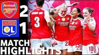 Arsenal Women DEFEAT Lyon 2-1 | UWCL EXTENDED Highlights | INCREDIBLE Goals &amp; Tactics