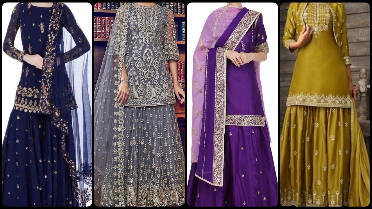 Sharara/Garara suit designs/ Sharara suits design 2019/20