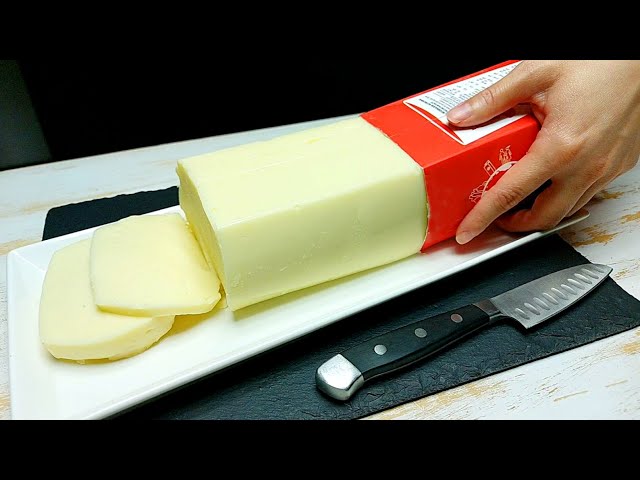1,5 KG OF CHEESE MADE WITH ONLY 1 LITER OF MILK❗ Only a few people know this recipe class=