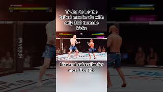 Winning with only tornado kicks #gaming #ufc #tornadokick
