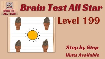 Brain Test All Star Level 199 – Quick & Easy Solution!