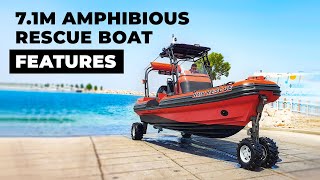 Ocean Craft Marine Amphibious boat for rescue operations