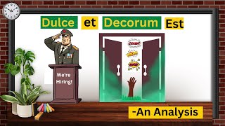 "Dulce et Decorum Est" (CSEC English B Analysis) by Wilfred Owen