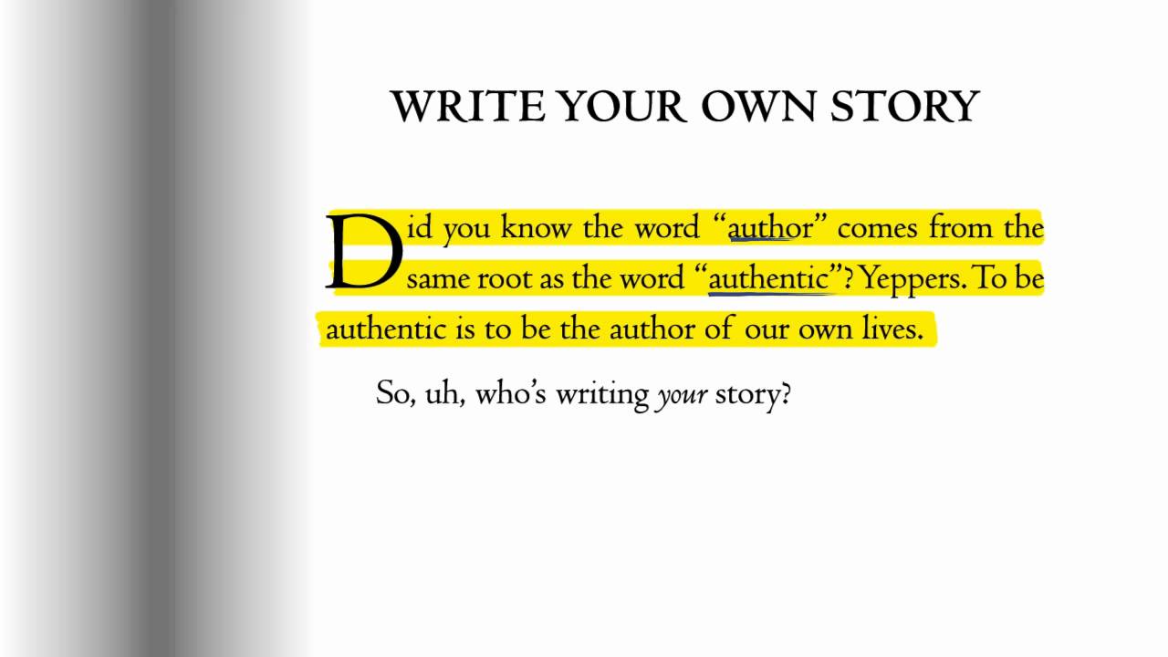 Write Your Own Story