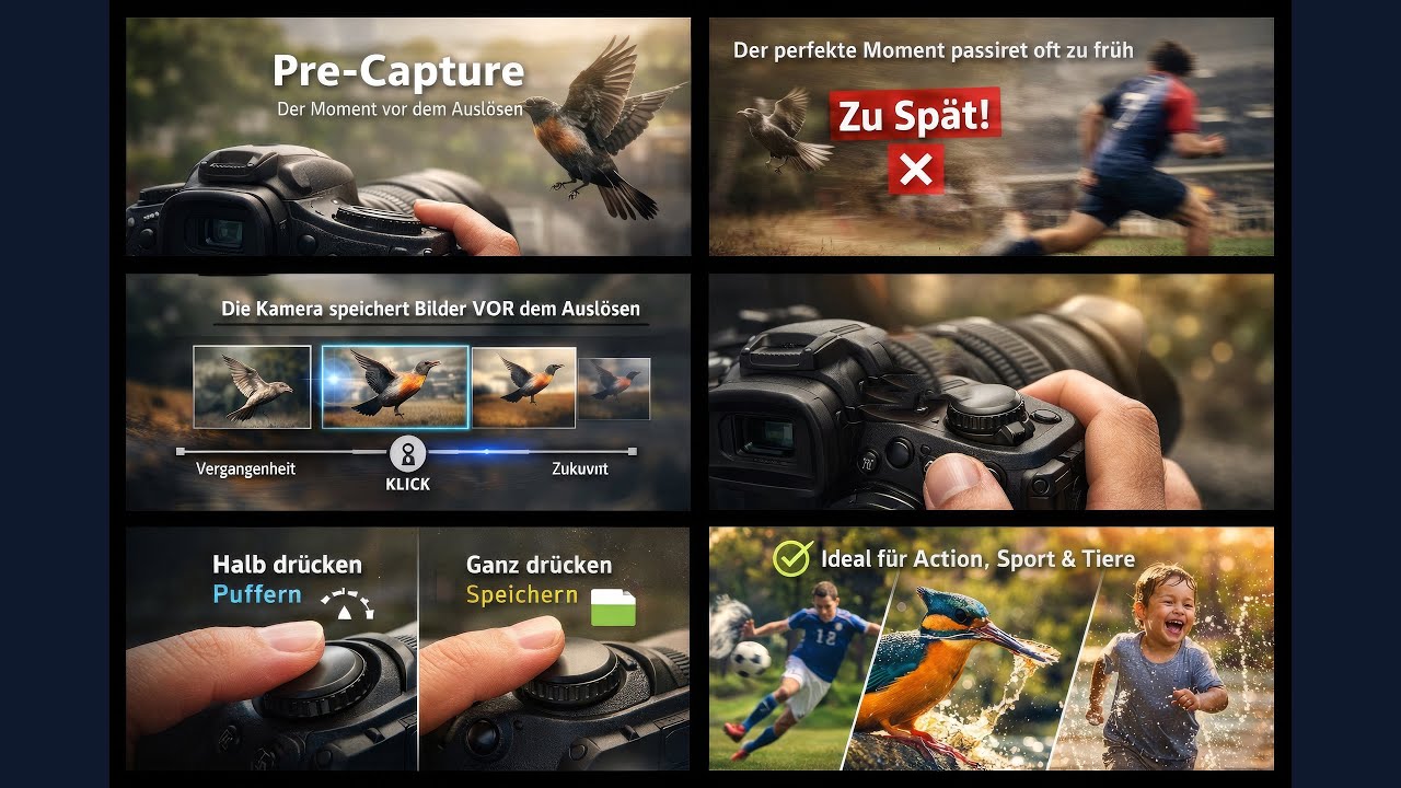 Sony A7V Pre-Capture - Wie funktioniert Pre-Capture und wozu ist es gut. 