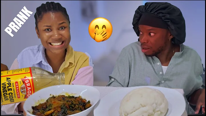 APPLE CIDER VINEGAR PRANK ON MY HUSBAND | REVENGE PRANK FT FUFU & EFORIRO