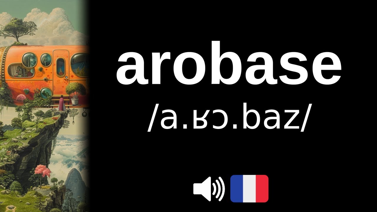 Comment bien prononcer 'arobase' (@) ? - YouTube