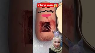 2 bayi sosia #animation #funny #shorts