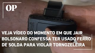 Watch the video of the moment Bolsonaro confesses to using a soldering iron to tamper with his an...