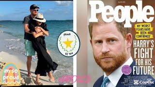 Harry diz que esta muito orgulhoso de Meghan Estou tao feliz por minha esposa
