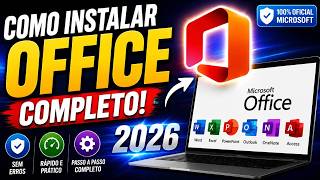 COMO BAIXAR E INSTALAR O MICROSOFT OFFICE OFICIAL COMPLETO GRÁTIS  2026 PASSO A PASSO ATUALIZADO
