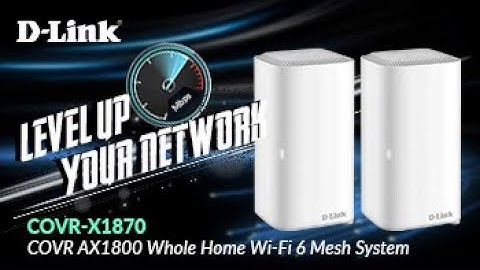 D-Link, COVR-X1870 AX1800 Whole Home Wi-Fi 6 Mesh System Speedtest