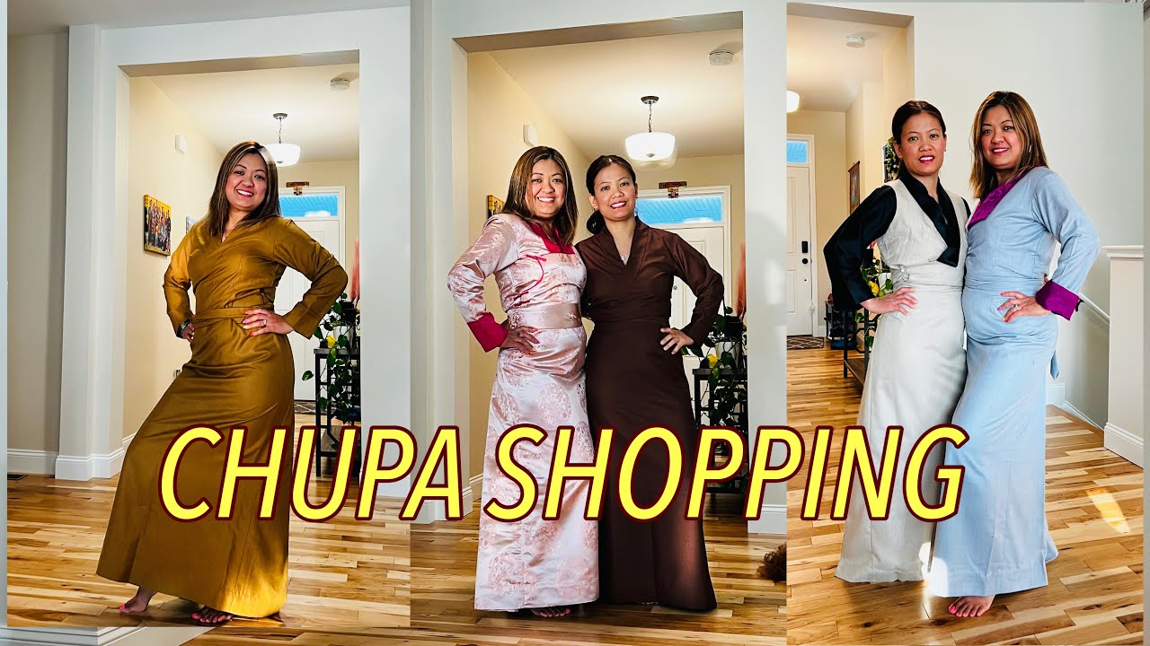 SHOPPING.. Beautiful (Tibetan traditional Dress ) CHUPA Shopping in DELHI and NEPAL 2023 l