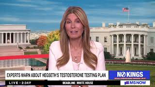 Nicolle Wallace laughs at Pete Hegseth's new testosterone rant