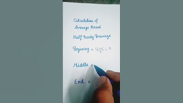 Calculation of average period | Half yearly Drawings #iod @sethsaccountancytricks