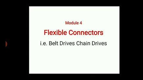 Video 4 Belt Drives formulae and explanation