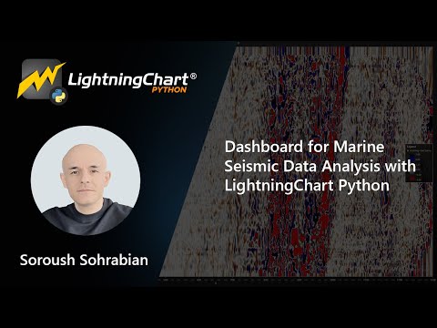Dashboard for Marine Seismic Data Analysis in #python