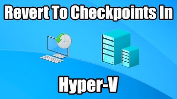 Controlepunten maken en herstellen in Hyper-V