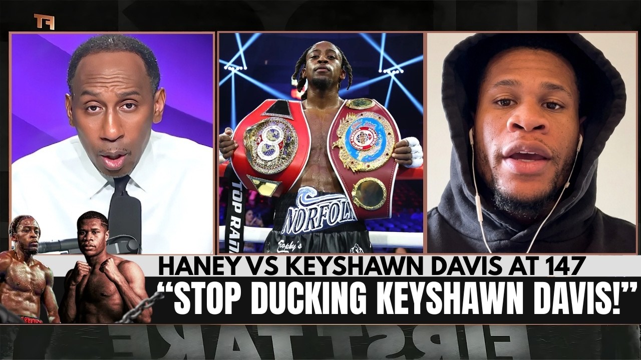 Stephen A. Smith Calls Out Devin Haney Over Keyshawn Davis Snub