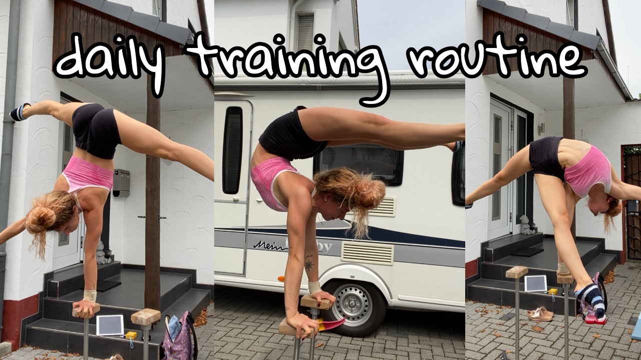 daily HANDSTANDtraining routine! handstands, flexibility and learning new tricks 🤸‍♂️💙 YouTube