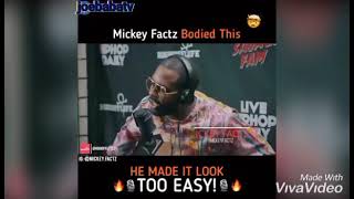 MICKEY FACTZ makes it look too EASY on this freestyle!!!