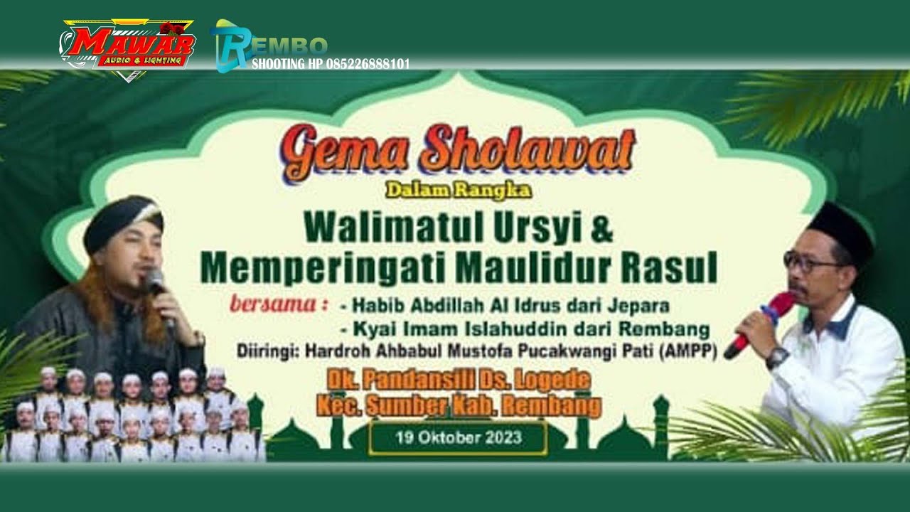 HABIB ABDILLAH AL IDRUS Dari Jepara  in Pandansili 19/10/2023