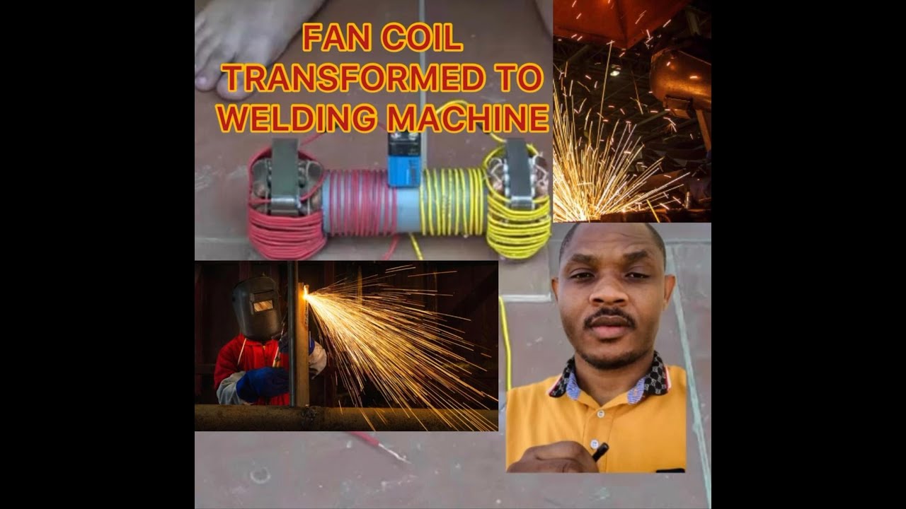 The Table Fan coil was turned into welding device. Bobi9jaTV YouTube