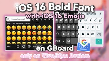 How to get Both iOS Font & iOS Emojis on Google Keyboard