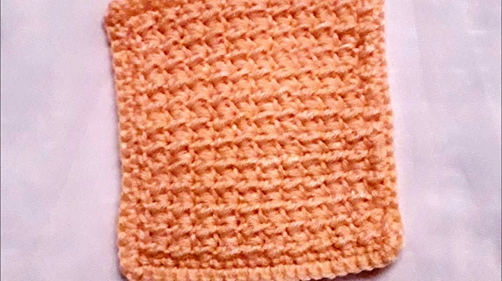 Learn the Crochet Crunch Stitch for a Perfect Crochet Dishcloth