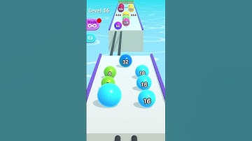 Ball Run 2048 - Gameplay Walkthrough Tutorial Levels 36 (iOS)