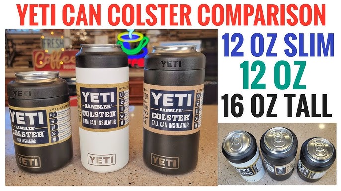 Which Can Cooler is BETTER? YETI vs RTIC Rambler Colster, Craft Can