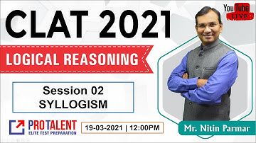 Logical Reasoning for CLAT I Syllogism I CRASH COURSE I Logical Reasoning  S02