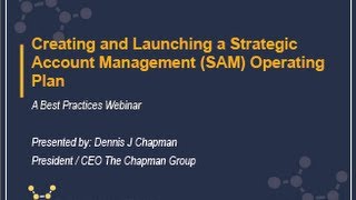 Webinar Replay - Best Practices for SAM Program Operating Plans