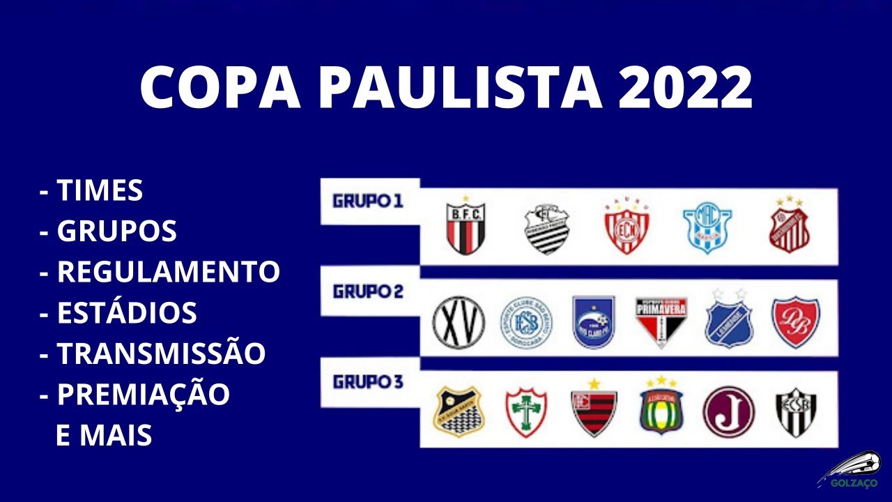 Copa Paulista 2022: Times, grupos, regulamento, transmissão, estádios,  premiação e mais. 