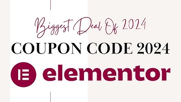 Elementor Coupon Code💥Elementor Discount Code💥Elementor Promo Code💥Elementor Pro Coupon Code