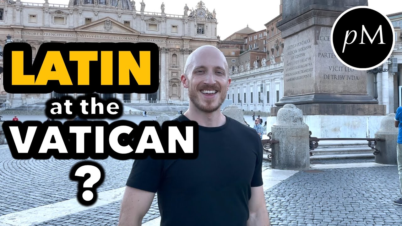 ⁣American speaks Latin at the Vatican with Priests 🇻🇦