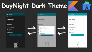 Dark Mode DayNight Theme - Android Tutorial