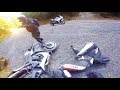 MOTORCYCLE CRASHES ON THE ROAD &amp; EPIC DIRT BIKE FAIL | COMPILATION