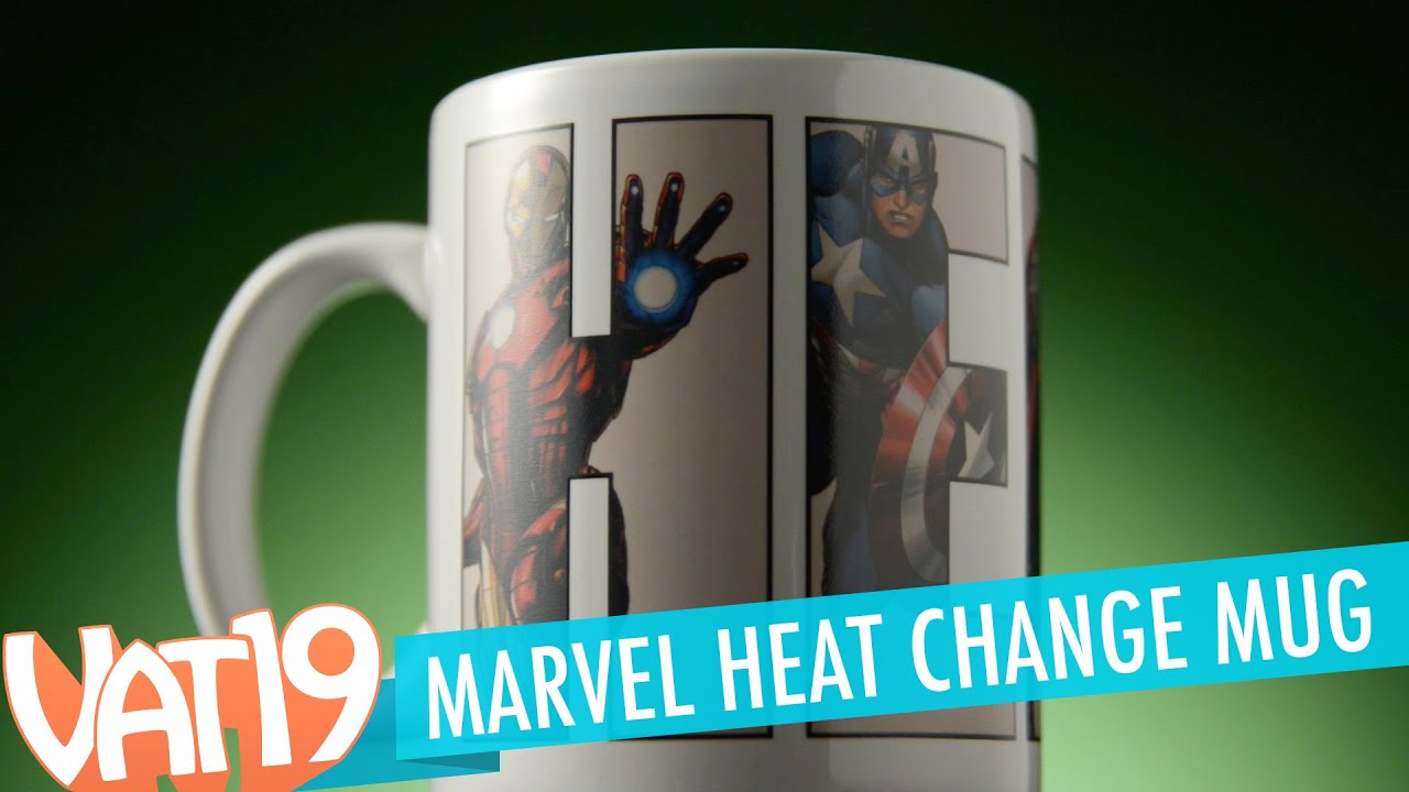 Marvel Heat Change Mug Demo Video - Marvel Heat Change Mug Demo Video