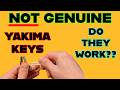 Testing Non Genuine Yakima Replacement SKS Keys + Control Key on Roof Box