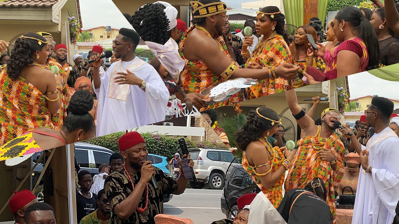 ⁣Money🙌🏾Moses Bliss,Brain Jotter & Nigerian Celebs Surprise Deacon Famous At His Traditional Marr