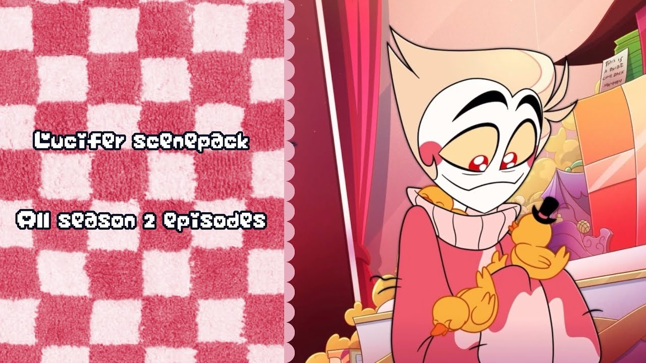 Lucifer Morningstar complete scenepack – Hazbin Hotel season 2